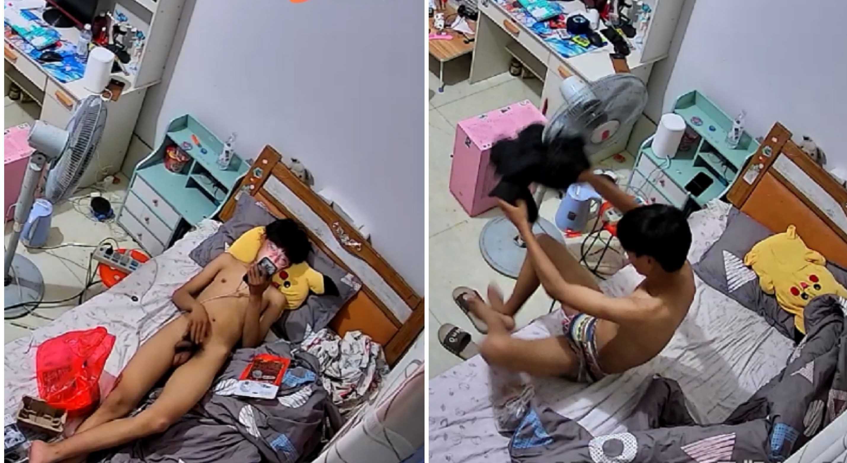 【免費】超帥鮮肉在家裸體，攝像頭被黑客破解
